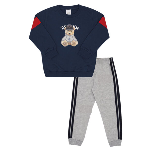 Conjunto Primeiros Passos Menino - Marinho - 52777-58