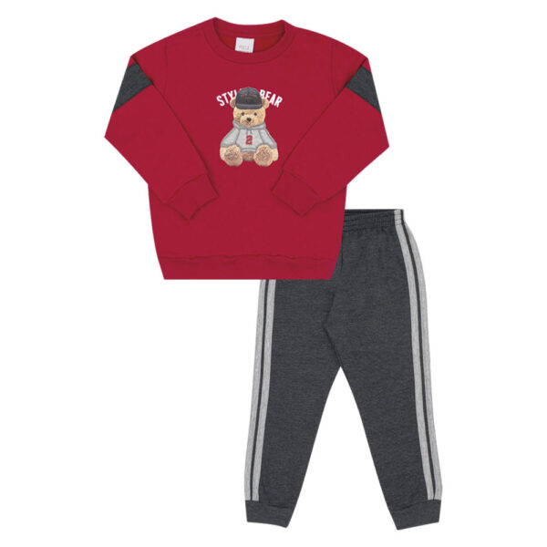 Conjunto Primeiros Passos Menino - Vermelho - 52777-65