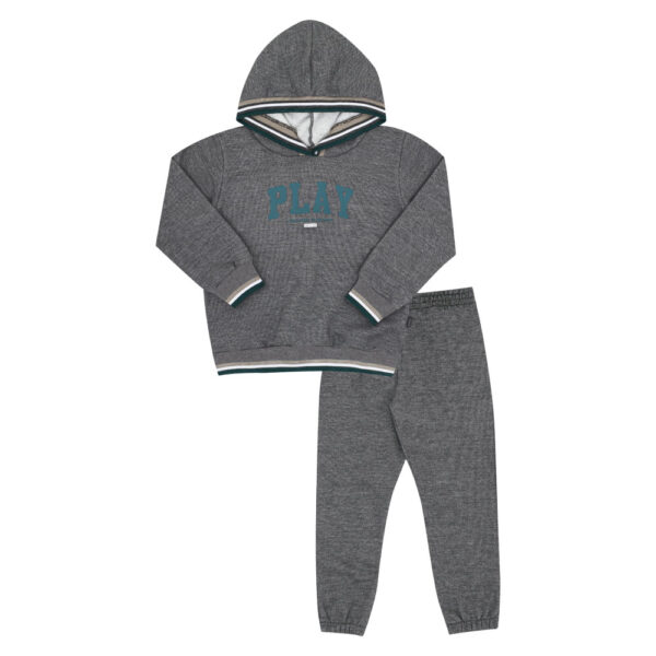 Conjunto Primeiros Passos Menino - Cinza - 52781-455