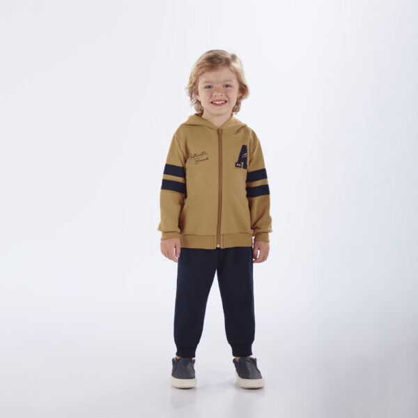 Conjunto Primeiros Passos Menino - Marrom - 52784-922