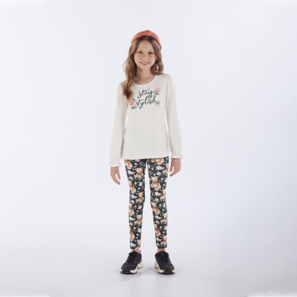 Conjunto Infantil Menina - Bege - 52830-1271