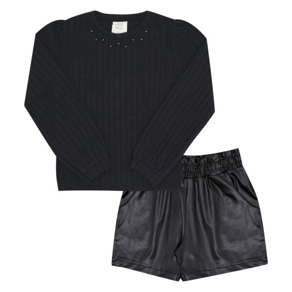Conjunto Infantil Menina - Preto - 52831-51