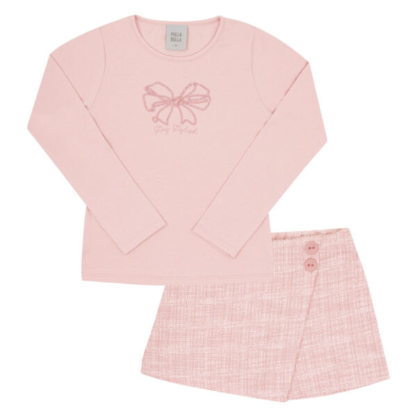 Conjunto Infantil Menina - Rosa - 52832-11