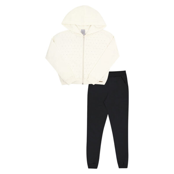 Conjunto Infantil Menina - Bege - 52843-1271