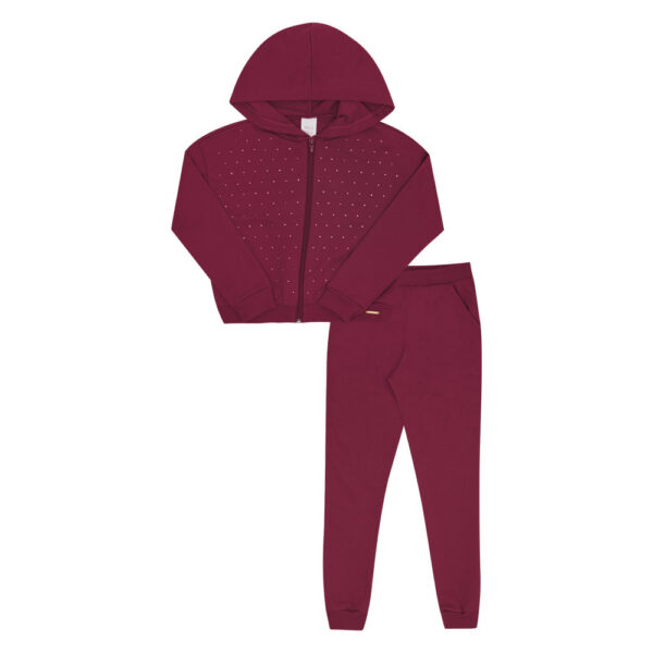 Conjunto Infantil Menina - Roxo - 52843-1330