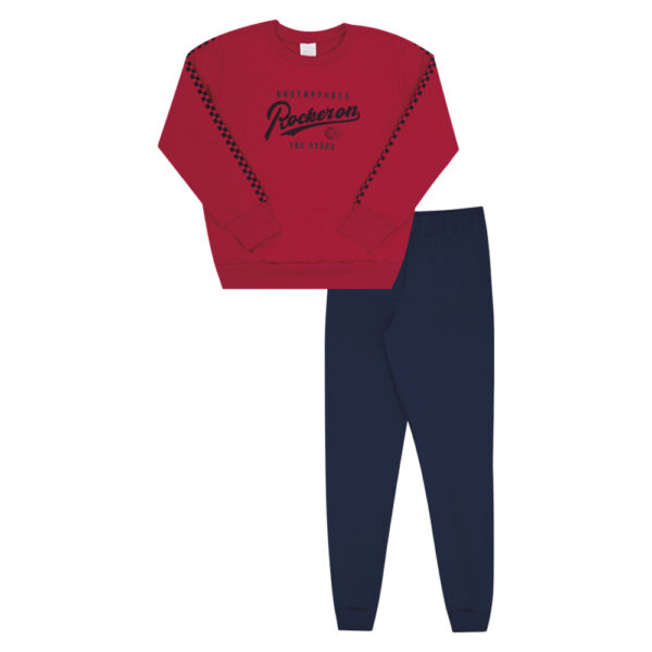 Conjunto Infantil Menino - Vermelho - 52875-65