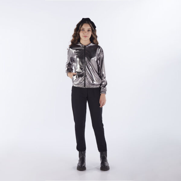 Jaqueta Juvenil Menina - Cinza - 52919-355