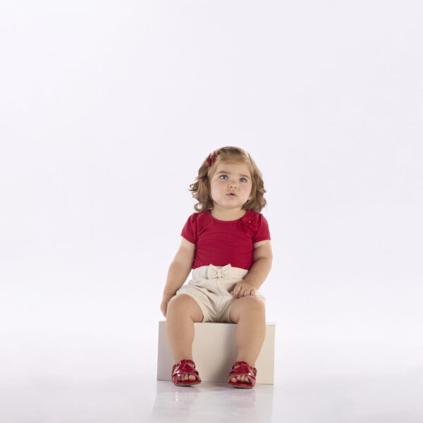 Body Vermelho Bebê Pulla Bulla Menina - 53203-65