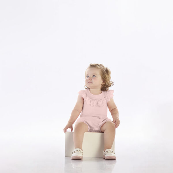 Macacao Rosa Bebê Pulla Bulla Menina - 53208-11