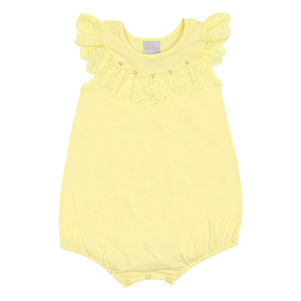 Macacao Amarelo Bebê Pulla Bulla Menina - 53208-4