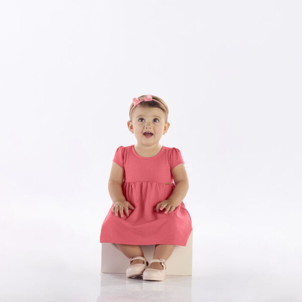 Vestido Vermelho Bebê Pulla Bulla Menina - 53210-1342