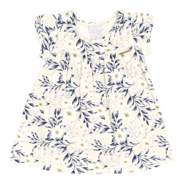 Body Vestido Bege Bebê Pulla Bulla Menina - 53211-1263