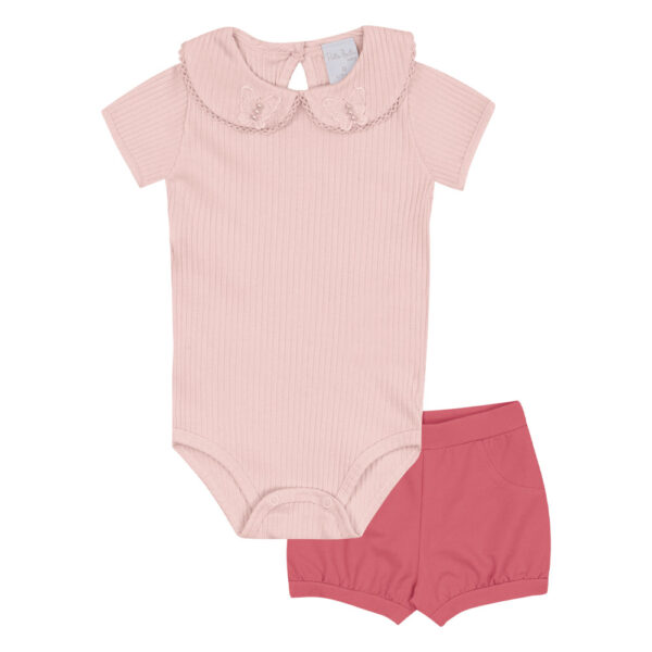 Conjunto Rosa Bebê Pulla Bulla Menina - 53221-11