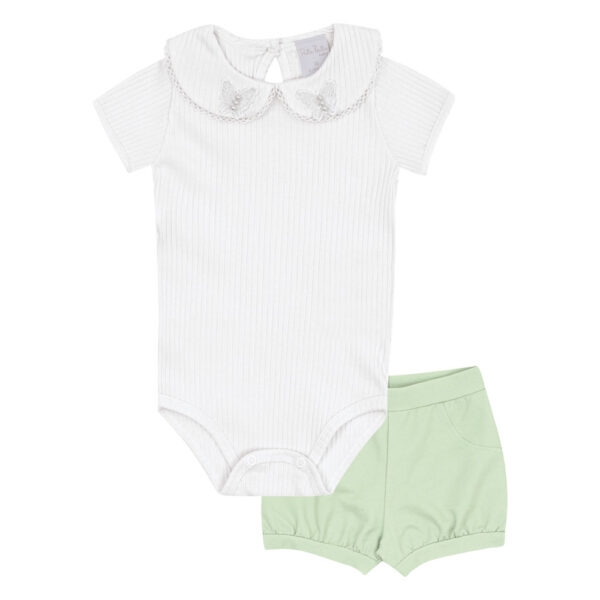 Conjunto Branco Bebê Pulla Bulla Menina - 53221-3
