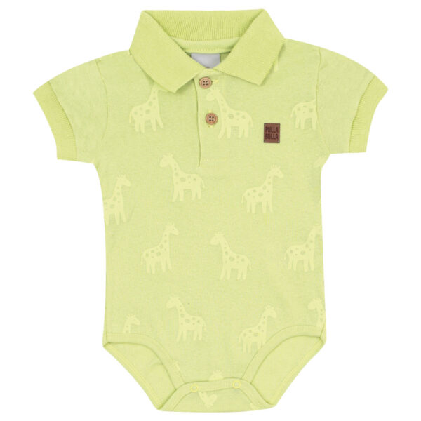 Body Verde Bebê Pulla Bulla Menino - 53251-1344