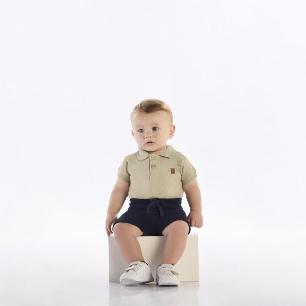 Body Verde Bebê Pulla Bulla Menino - 53251-1345