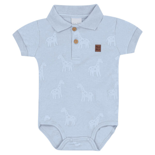 Body Azul Bebê Pulla Bulla Menino - 53251-904