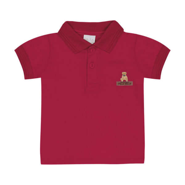 Polo Vermelho Bebê Pulla Bulla Menino - 53256-65