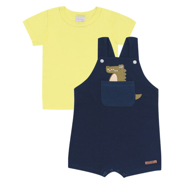 Conjunto Marinho Bebê Pulla Bulla Menino - 53262-58