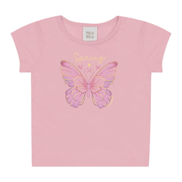 Blusa Rosa Primeiros Passos Pulla Bulla Menina - 53304-1183