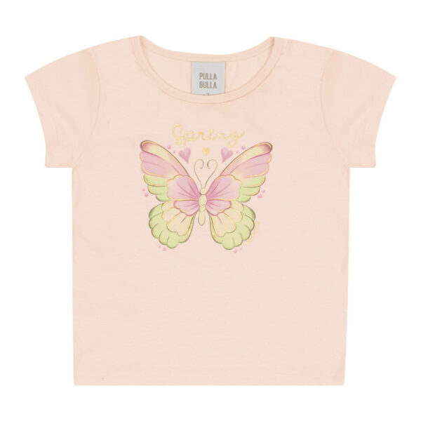 Blusa Rosa Primeiros Passos Pulla Bulla Menina - 53304-1298