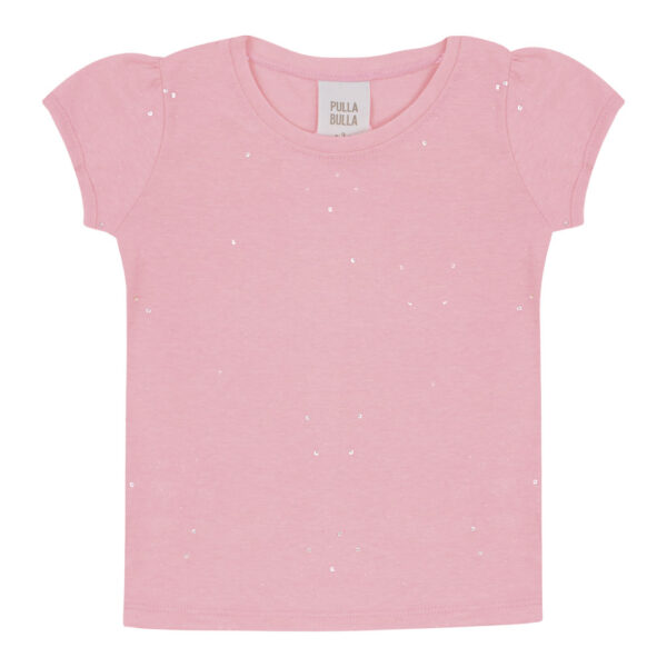 Blusa Rosa Primeiros Passos Pulla Bulla Menina - 53305-1358