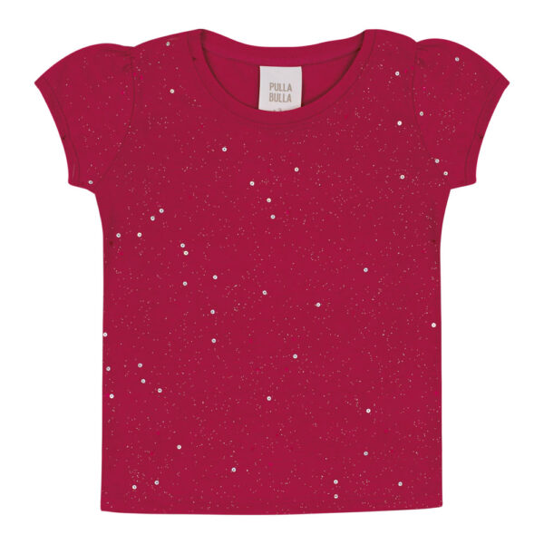 Blusa Vermelho Primeiros Passos Pulla Bulla Menina - 53305-1359