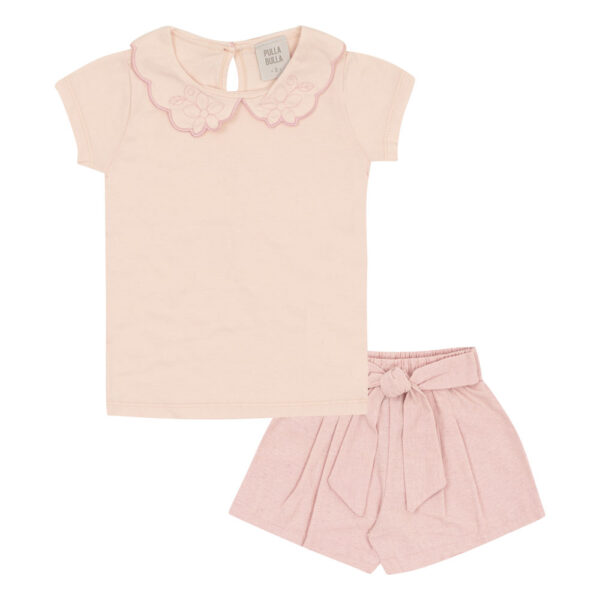 Conjunto Rosa Primeiros Passos Pulla Bulla Menina - 53323-1298