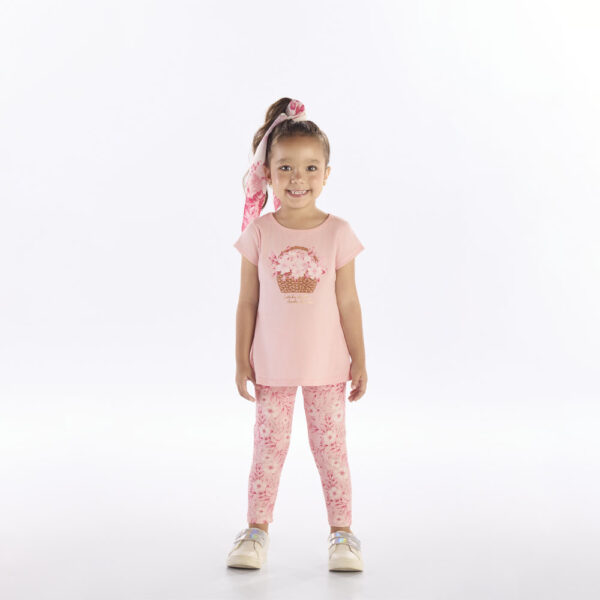 Conjunto Rosa Primeiros Passos Pulla Bulla Menina - 53330-11