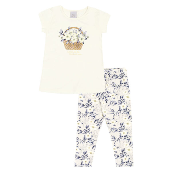 Conjunto Bege Primeiros Passos Pulla Bulla Menina - 53330-1271