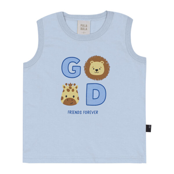 Regata Azul Primeiros Passos Pulla Bulla Menino - 53350-904