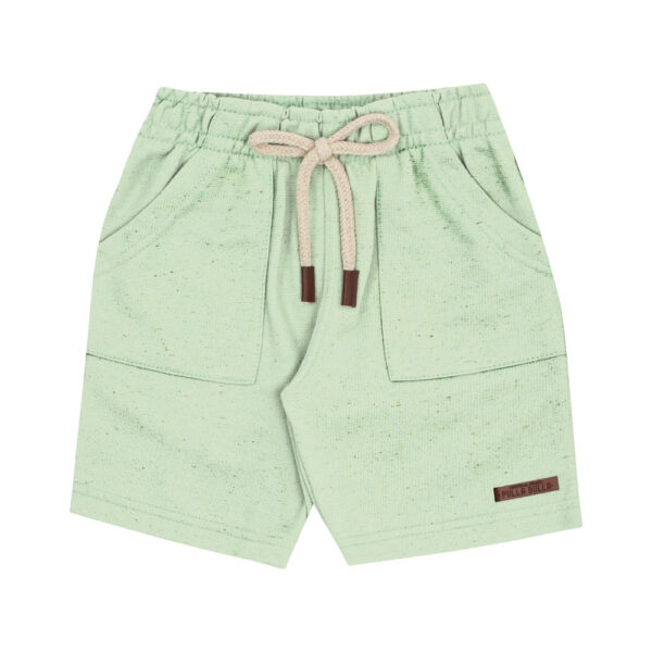 Bermuda Verde Primeiros Passos Pulla Bulla Menino - 53365-1262