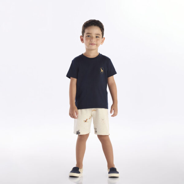 Conjunto Marinho Primeiros Passos Pulla Bulla Menino - 53377-58