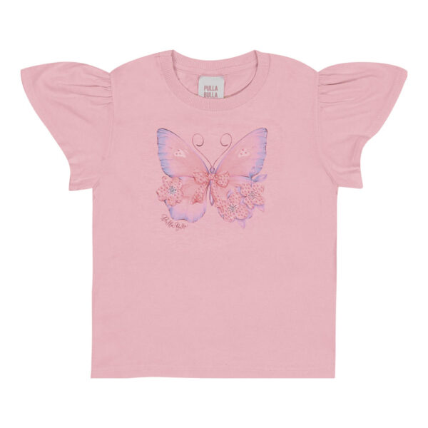 Blusa Rosa Infantil Pulla Bulla Menina - 53402-1183