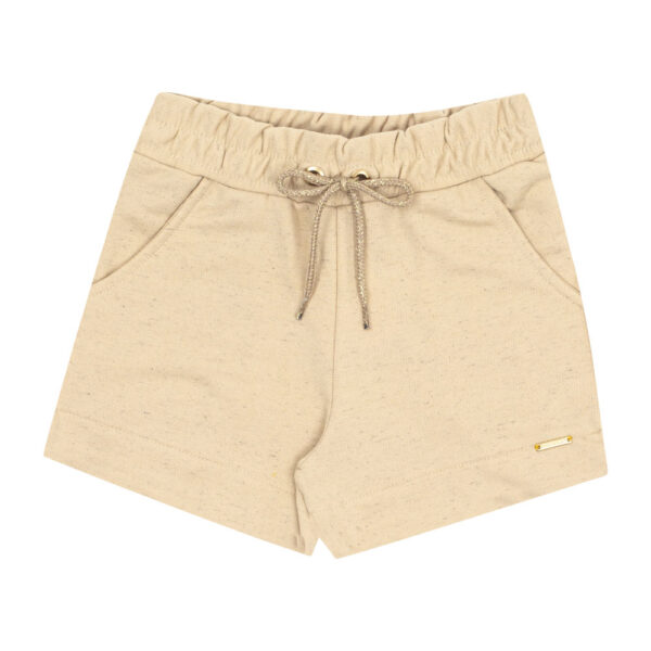 Short Marrom Infantil Pulla Bulla Menina - 53410-1343