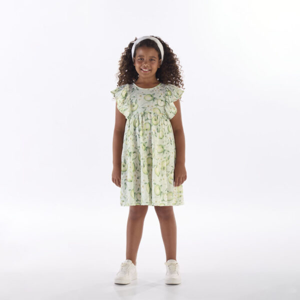 Vestido Verde Infantil Pulla Bulla Menina - 53418-1264