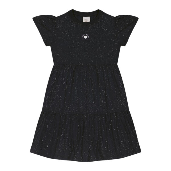 Vestido Preto Infantil Pulla Bulla Menina - 53421-1370