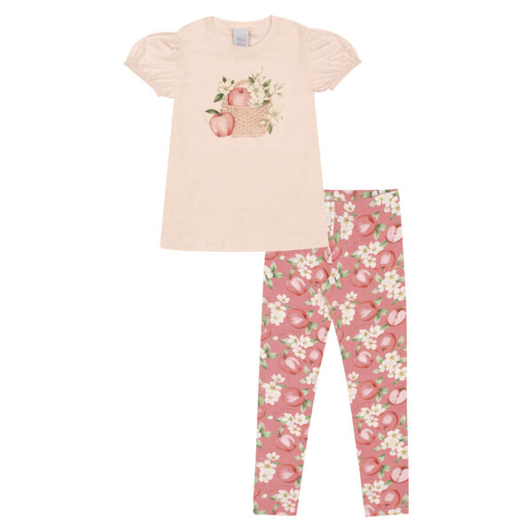 Conjunto Rosa Infantil Pulla Bulla Menina - 53425-1298