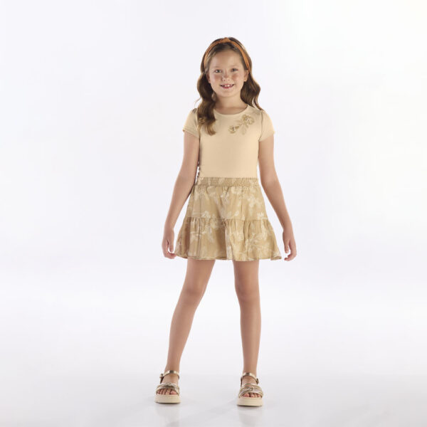 Conjunto Marrom Infantil Pulla Bulla Menina - 53437-1343