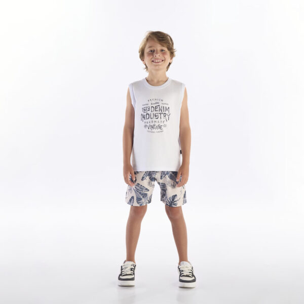 Regata Branco Infantil Pulla Bulla Menino - 53452-3