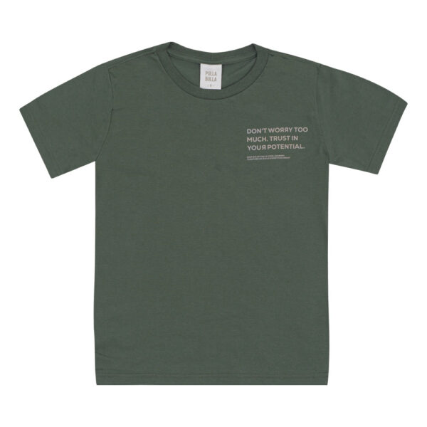 Camiseta Verde Infantil Pulla Bulla Menino - 53455-356