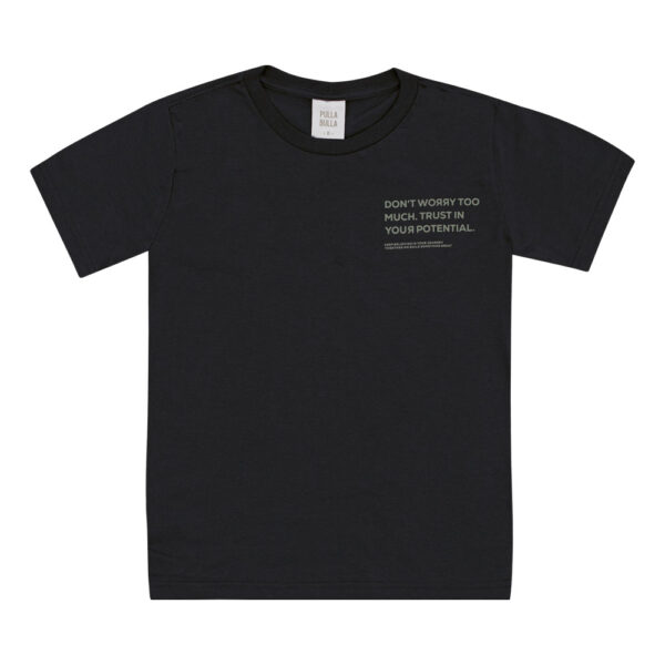 Camiseta Preto Infantil Pulla Bulla Menino - 53455-51