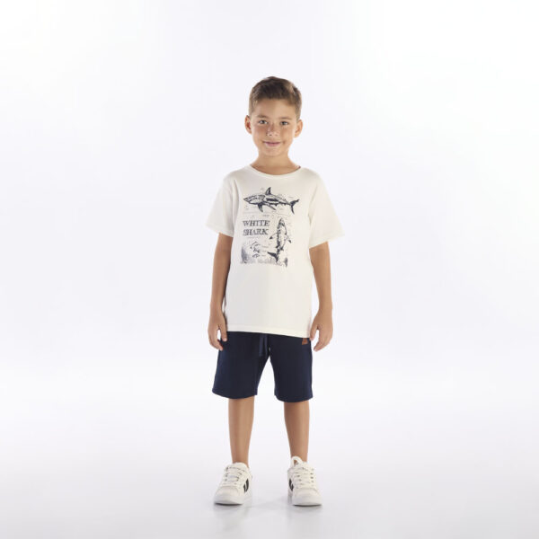 Camiseta Bege Infantil Pulla Bulla Menino - 53457-1271