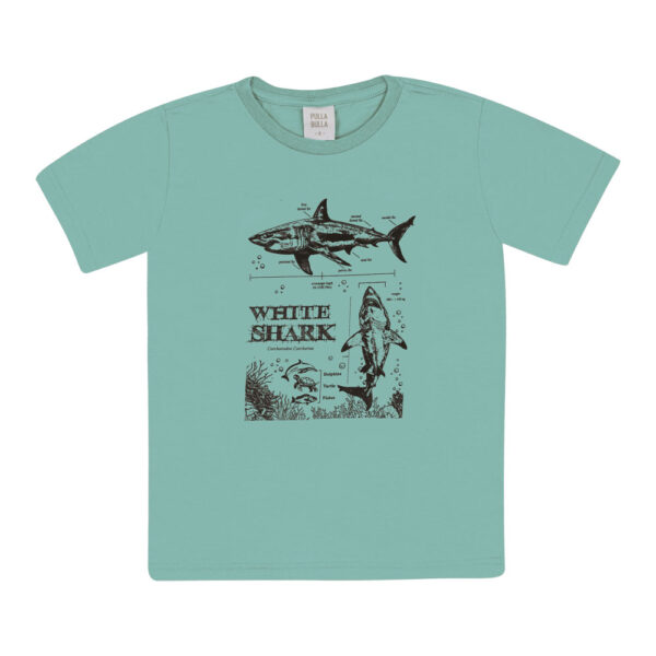Camiseta Verde Infantil Pulla Bulla Menino - 53457-348