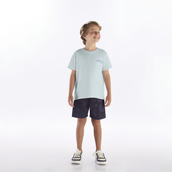 Camiseta Azul Infantil Pulla Bulla Menino - 53458-1273