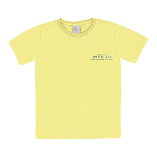 Camiseta Amarelo Infantil Pulla Bulla Menino - 53458-473
