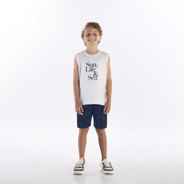 Conjunto Branco Infantil Pulla Bulla Menino - 53470-3