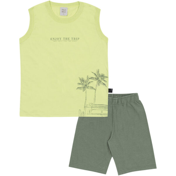 Conjunto Verde Infantil Pulla Bulla Menino - 53473-1344
