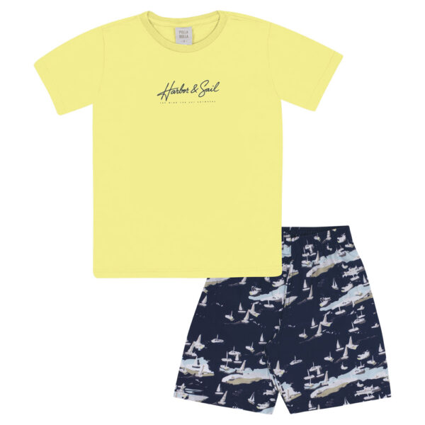 Conjunto Verde Infantil Pulla Bulla Menino - 53475-473