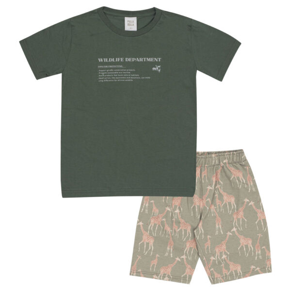 Conjunto Verde Infantil Pulla Bulla Menino - 53478-356